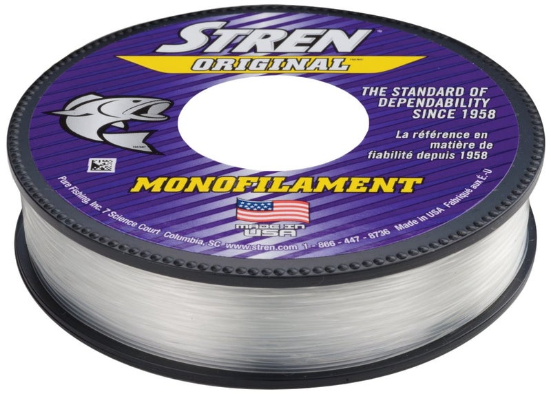 Stren Original Monofilament Fishing Line, Clear/Blue Fluorescent, 4lb | 1.8kg, Suitable for Freshwater Environments
